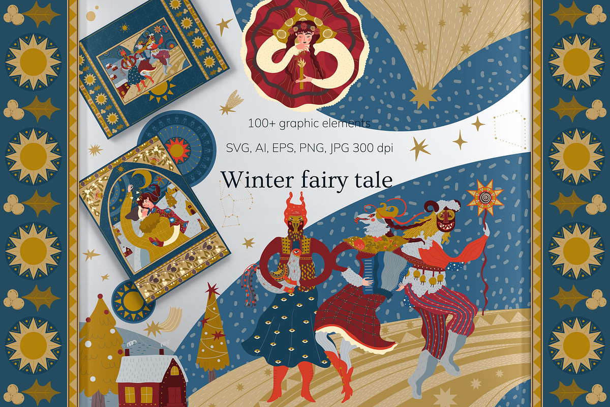 Winter fairy tale, an Illustration by Vector Mystery (Photo 1 of 11)