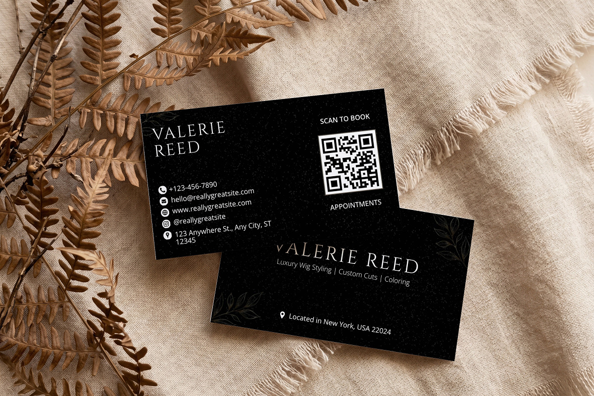 Luxury Beauty Business Card Canva, a Business Card Template by Arslan (Photo 2 of 6)