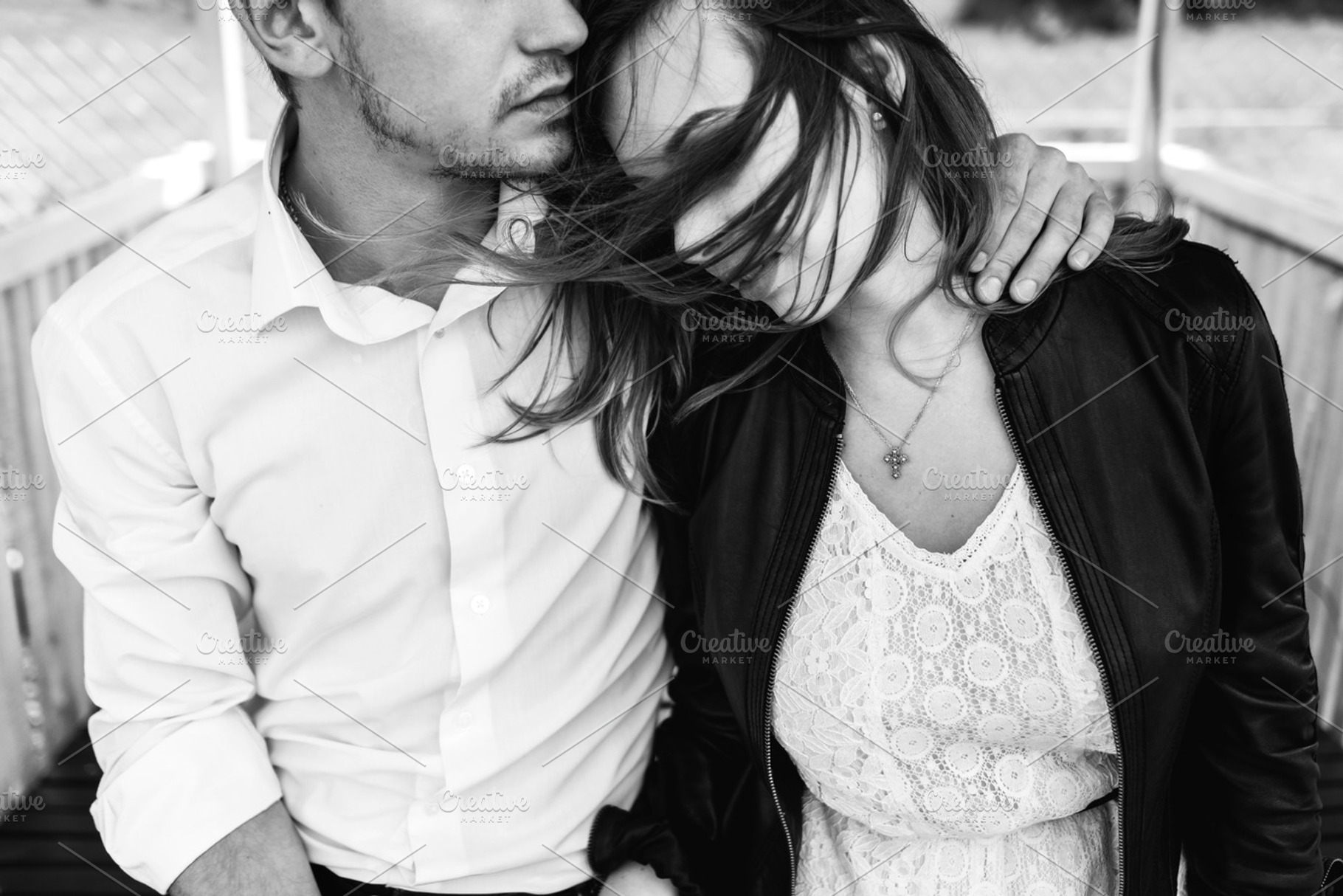 Love tenderly wind featuring couple, love, and background, a Person Photo by Bondart Photography