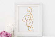 Gold glitter border clip art, a Graphic by ConfettiBears (Thumbnail 3 of 5)