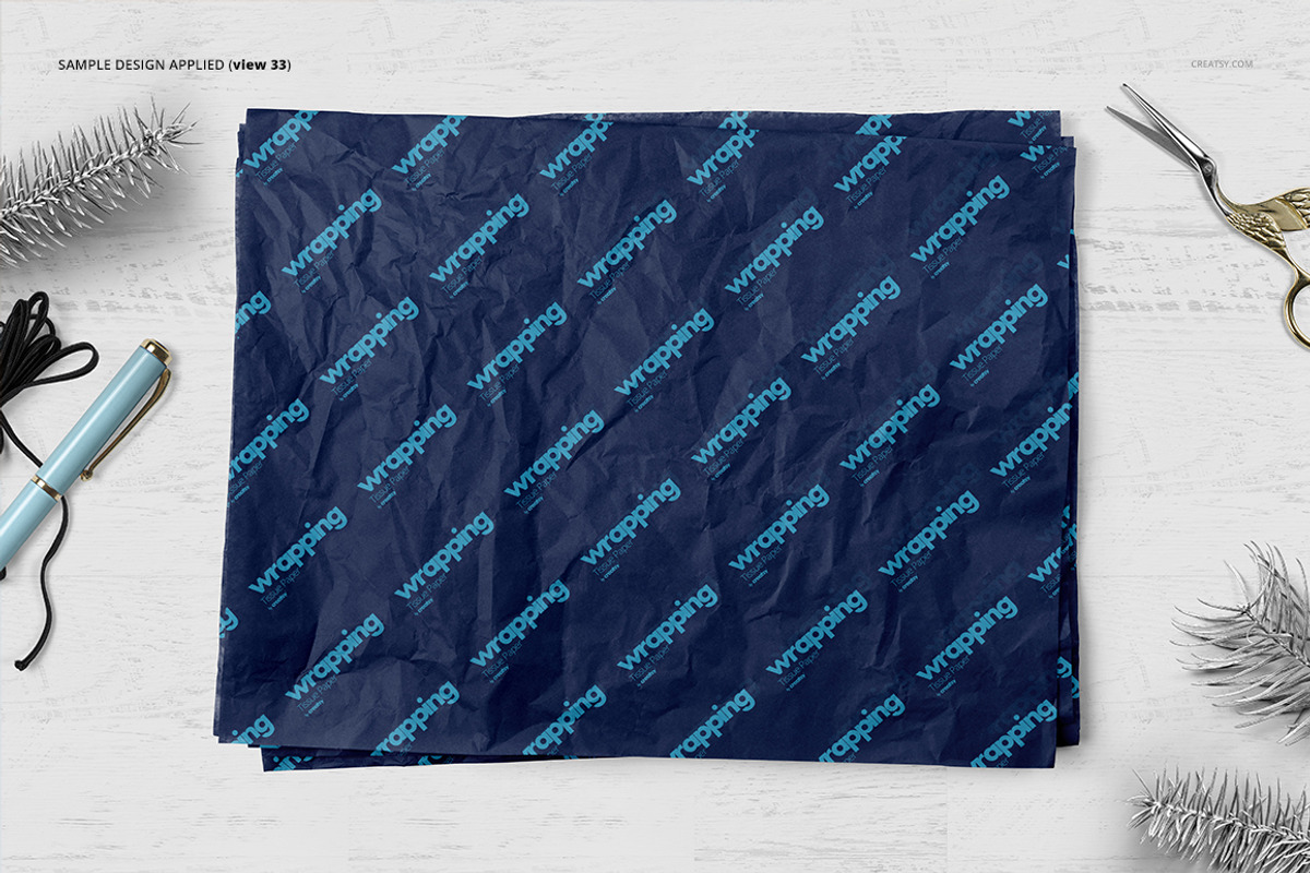Wrapping Tissue Paper Mockup Set, a Pens & Pencil Mockup by creatsy5 (Photo 39 of 54)
