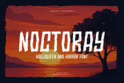 Noctoray - Halloween Font, a Blackletter Font by QR Design Studio (Thumbnail 1 of 6)