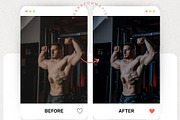 Gym lightroom presets Gym filter, a Preset Add-On by presetsroom (Thumbnail 2 of 13)