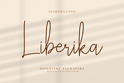 Liberika Font, a Script Font by kerismaker (Thumbnail 1 of 10)