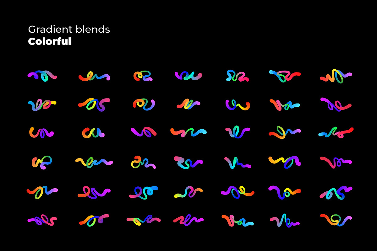 Gradient Blend Shapes, an Object Graphic by PLSTD. (Photo 3 of 8)