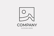 Modern minimalist beach wave logo, a Branding & Logo Template by Medianeka (Thumbnail 2 of 3)