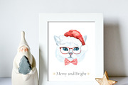 Christmas Character Dogs & Cats, an Animal Illustration by Catherine Wheel (Thumbnail 4 of 23)