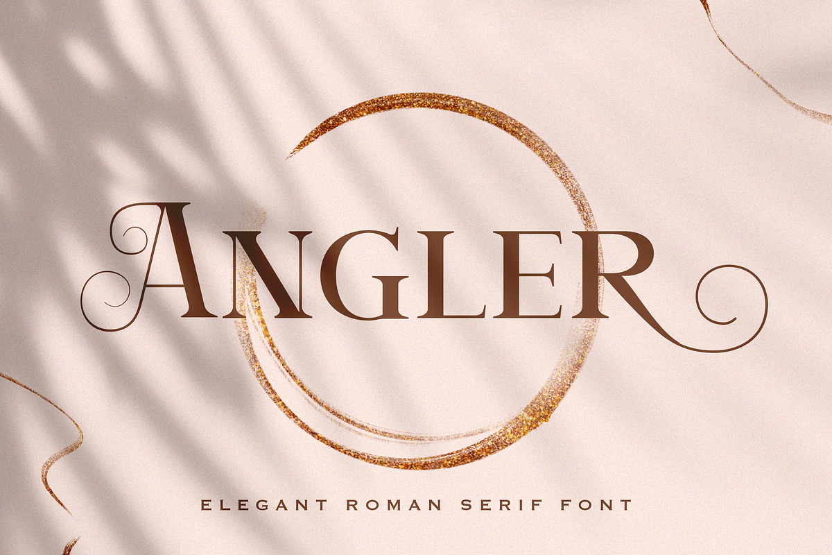 Angler - Roman Serif Font, a Serif Font by StringLabs (Photo 1 of 12)