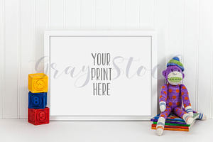 Children's White Frame Mock Up
