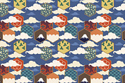 Japanese pattern set, a Pattern Graphic by TiveCreate (Thumbnail 4 of 11)
