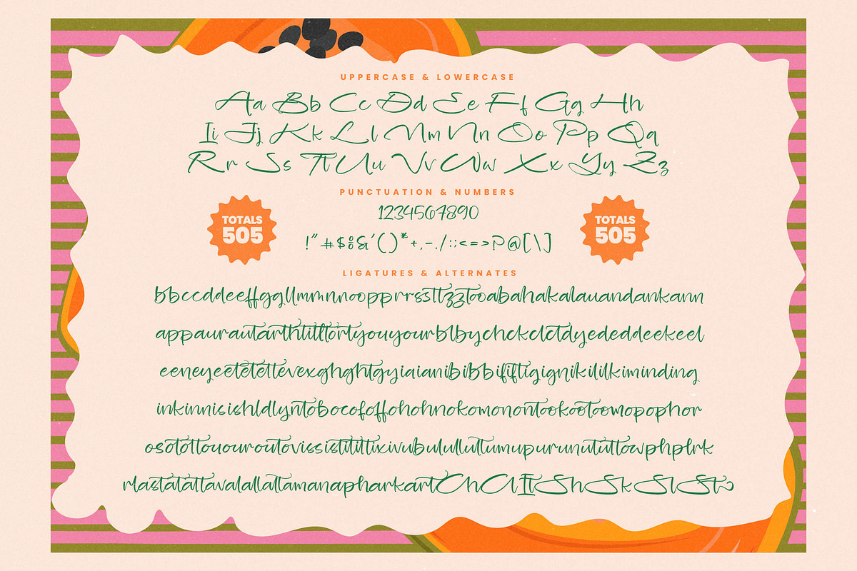 Blooming Harvest Modern Handwritten, a Script Font by stylishtype.co (Photo 15 of 15)