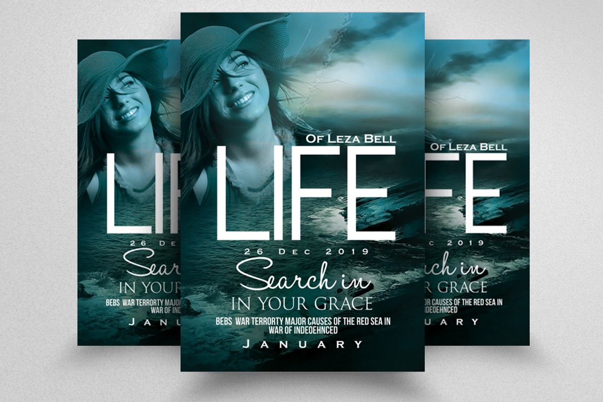 Novel Story & Movie Poster Flyer, a Flyer Template by Business Flyers