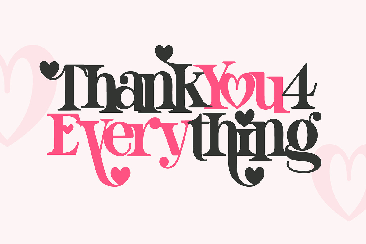 Love Signal - Serif Font with Heart, a Serif Font by Airotype (Photo 13 of 13)