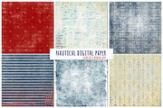 Nautical Digital Paper, Textured, a Pattern Graphic by Carrie Stephens Art (Thumbnail 5 of 6)