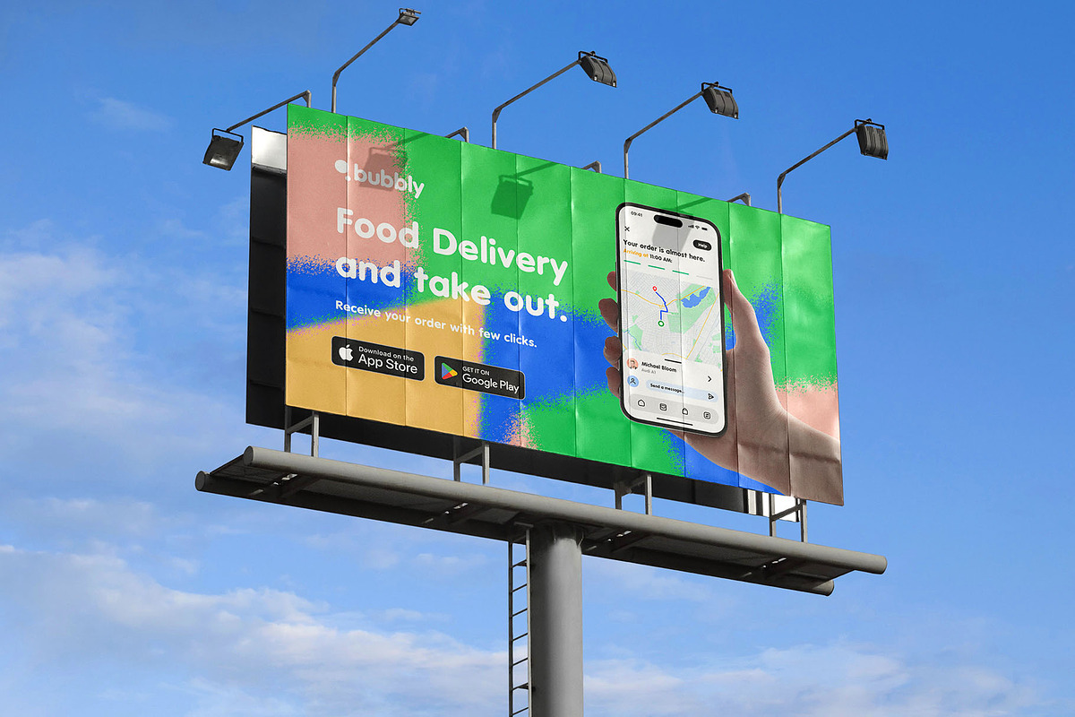 Billboard Poster Street Mockup, an Advertising Mockup by Asylab (Photo 4 of 5)