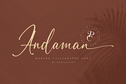 Andaman // Modern Calligraphy Font, a Script Font by Pen Culture (Thumbnail 1 of 12)