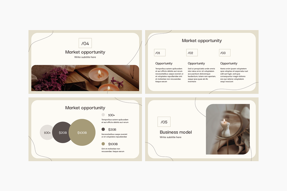 Pitch deck presentation template, a Presentation Template by Hamocreate (Photo 6 of 9)