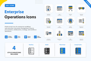 Enterprise Operations Icons