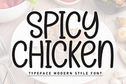 Spicy Chicken | Script Font, a Script Font by Scratchones (Thumbnail 1 of 8)