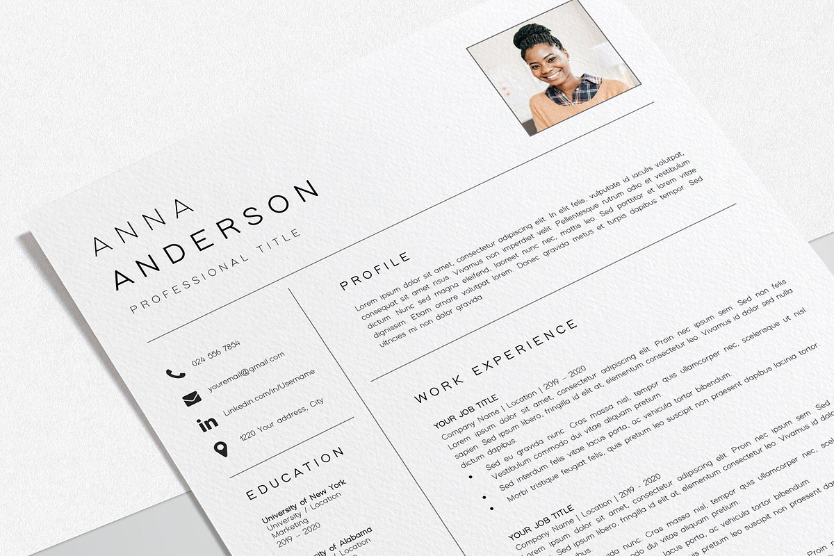 Resume Template CV Professional, a Resume Template by LucaTheme (Photo 7 of 10)