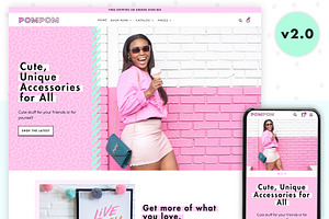 PomPom: Pink Shopify Theme, a Shopify Template by ltsdesigns