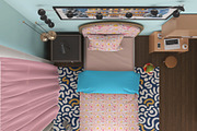 Nursery room Mockup 6 PSD, a Household Mockup by GraphicVil (Thumbnail 6 of 9)