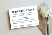 Editable Thank You Card Template, a Card Template by Elegant_Studio44 (Thumbnail 5 of 5)