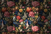 Fantastic Animals Seamless Patterns, a Pattern Graphic by PrintyleStudio (Thumbnail 5 of 6)