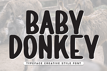 Baby Donkey | Script Font