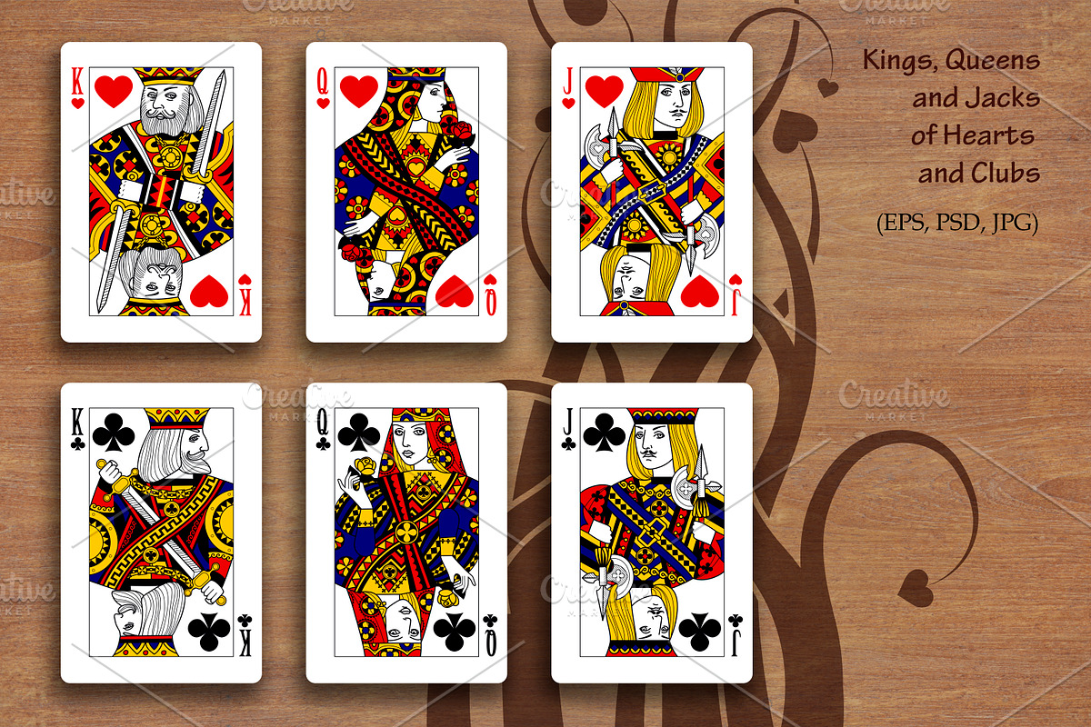 Playing cards original design, an Object Illustration by Retro Graphic Box (Photo 1 of 6)