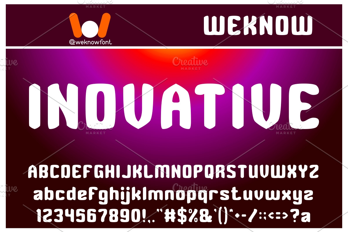 Across to any verse font, a Font by weknow (Photo 4 of 5)