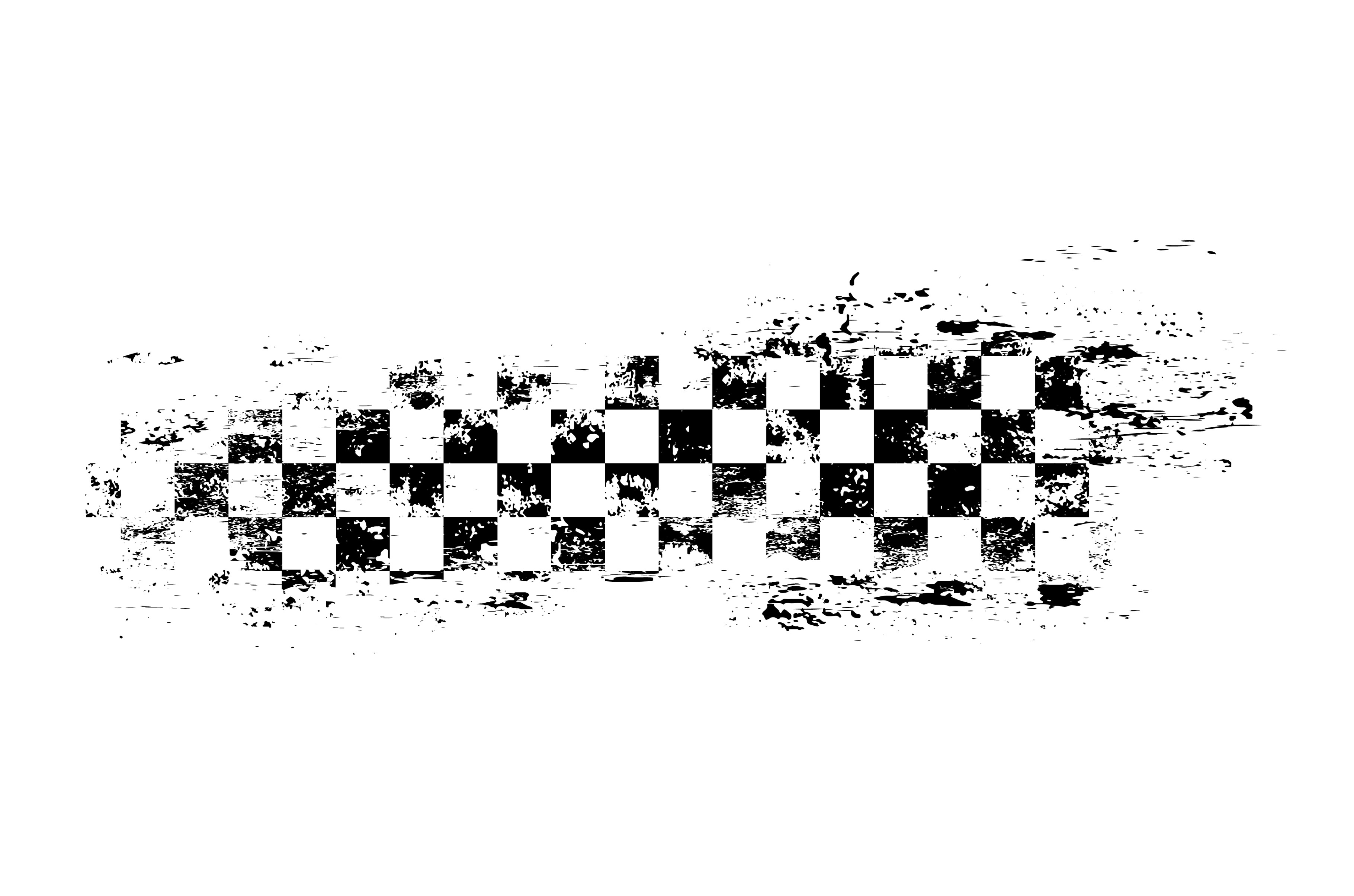 Grunge race flag, isolated banner, an Illustration by Vector Tradition