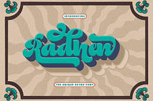 Vintage Retro Font - Radhen