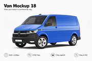 Van Mockup 18, an Advertising Mockup by Mockupix (Thumbnail 1 of 12)