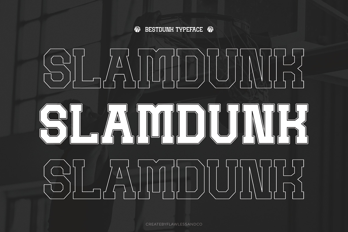 Best Dunk - Modern Sport Font, a Font by Flawless And Co (Photo 6 of 10)