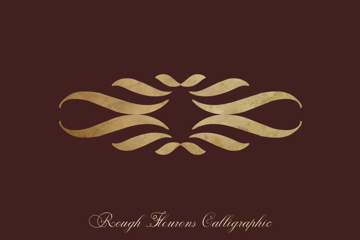 Rough Calligraphic Fleurons preview 3