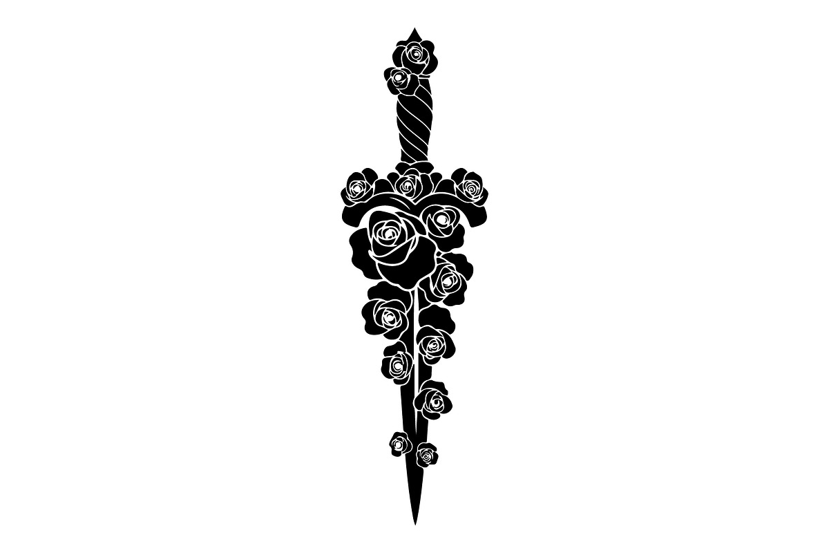 Ornamental Dagger Silhouette Bundle, an Object Illustration by Gaye Art (Photo 15 of 31)