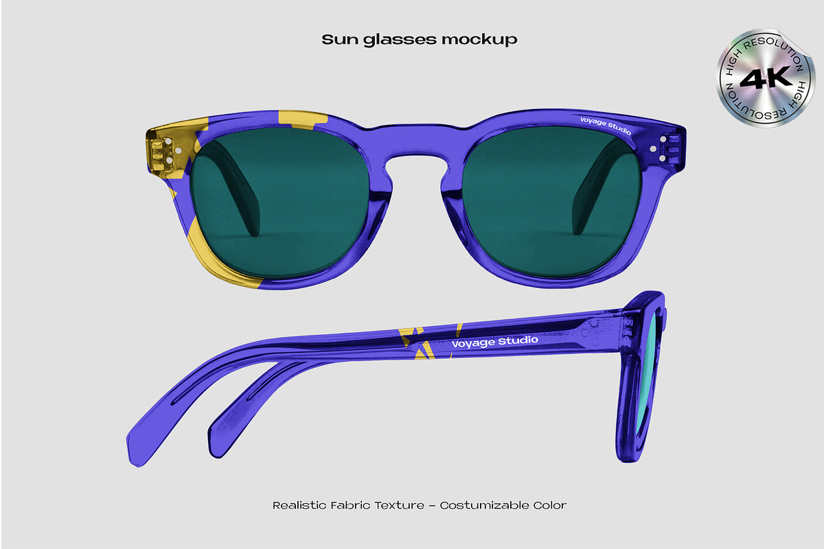 sun glasses mockup, an Apparel Mockup by Voyage Studio (Photo 1 of 3)