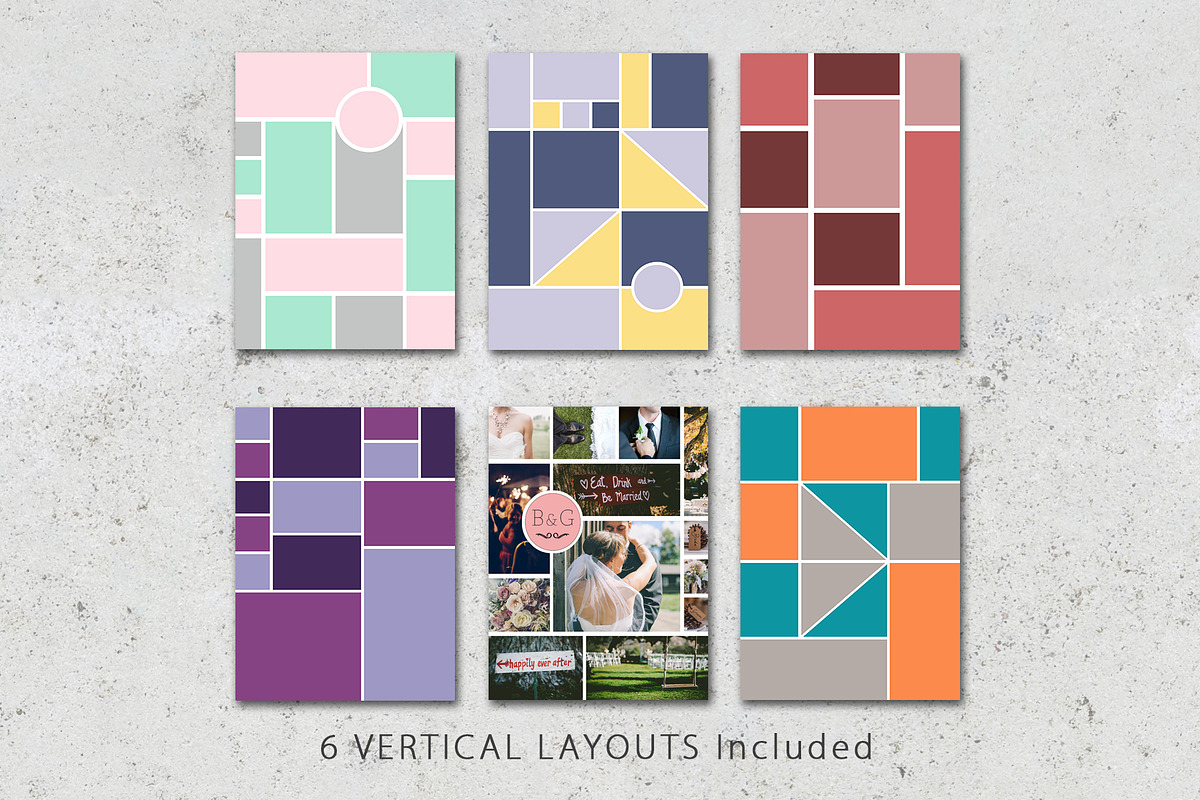 8.5x11 Mood Board Photo Templates, a Flyer Template by Loveurstyle Designs (Photo 2 of 4)