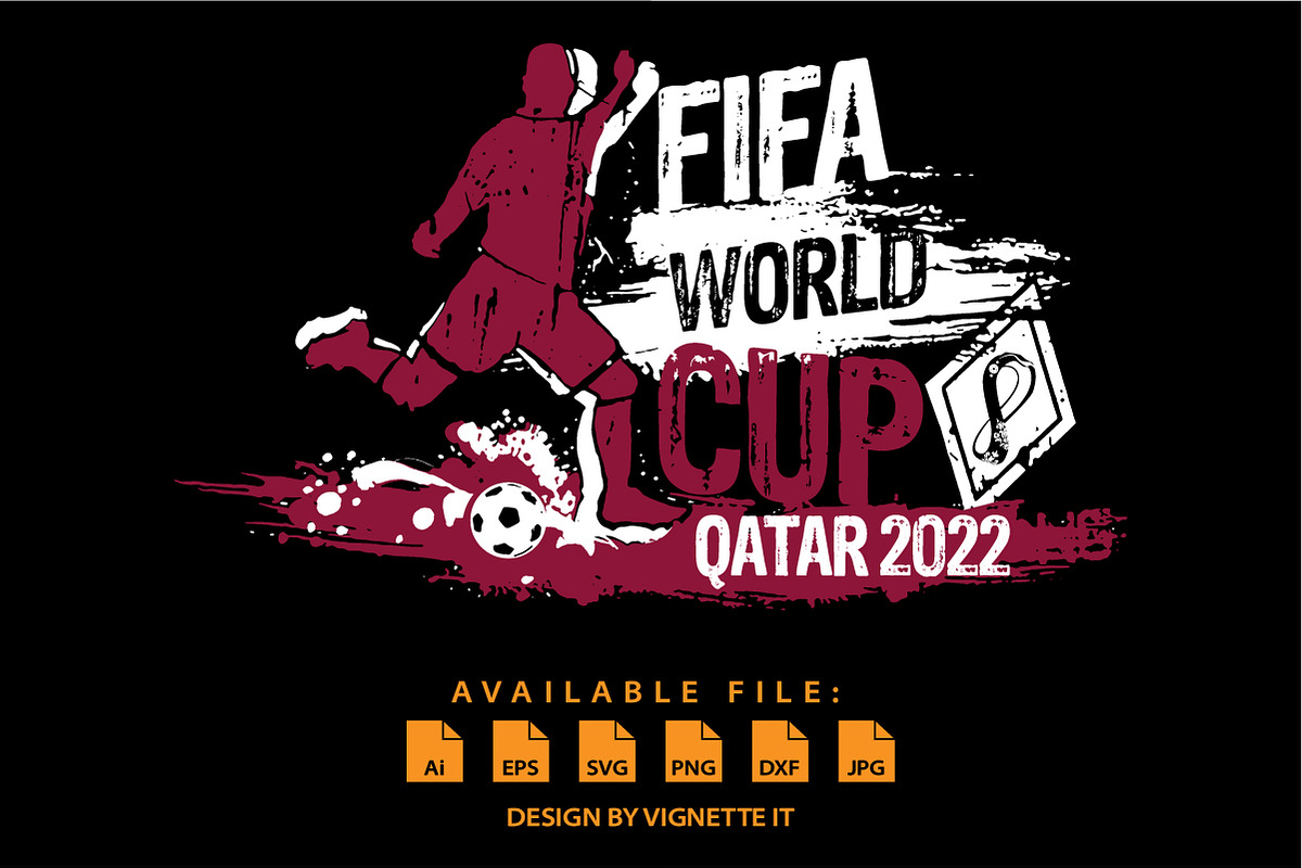 FIFA World Cup Qatar 2022 Football, a Sport Illustration by Vignette.IT (Photo 1 of 3)