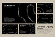 Chrome Liquefy Background Bundle, a Background Graphic by krhstd (Thumbnail 1 of 6)