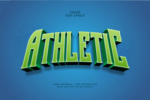 Text Effect Athletic