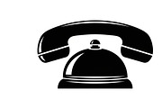 A classic vintage phone silhouette, an Illustration by Amazin_art (Thumbnail 8 of 25)