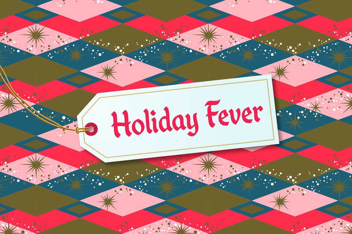 Holiday Fever - 24 Patterns!, a Pattern Graphic by fontalicious (Photo 1 of 8)