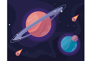 Saturn And Planets