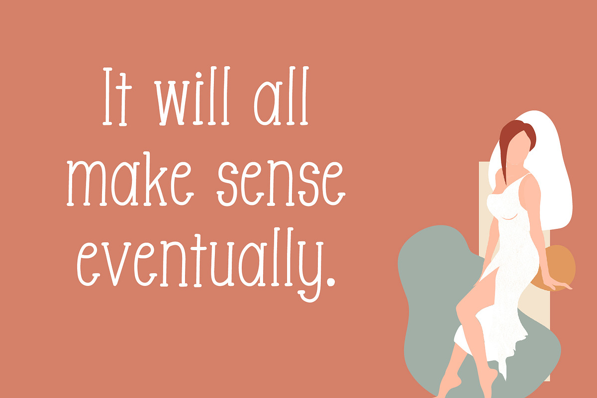 Zoe Sticky Notes Font, a Script Font by FontDuo (Photo 5 of 6)