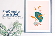 ProCreate watercolor floral brushes, a Brush Add-On by dxxb studio (Thumbnail 2 of 4)