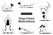Bundle of Yoga Poses Illustration, a Sport Illustration by Creative Stall (Thumbnail 1 of 12)