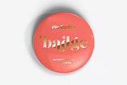 Pin Badge Mock-up, a Merchandise Mockup by zippypixelstudio (Thumbnail 16 of 16)