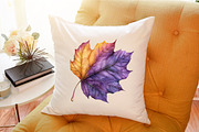 Watercolor Fall Autumn Leaves Clipar, an Illustration by Sublimation Artist (Thumbnail 6 of 6)